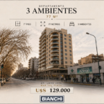 Departamento 3 ambientes de 77 m² sobre Av. Luro, a pocas cuadras del centro de Mar del Plata