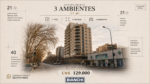 Departamento 3 ambientes de 77 m² sobre Av. Luro, a pocas cuadras del centro de Mar del Plata